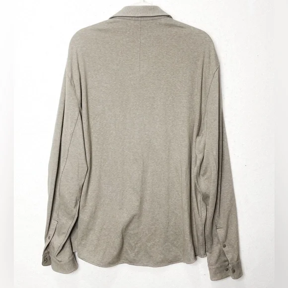 Lululemon Soft Knit Long Sleeve Overshirt Size XXL Gray